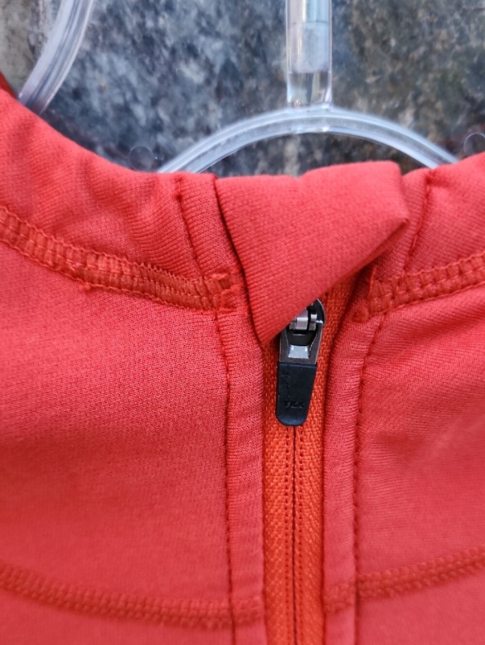 Ibex Women’s Half-Zip Hooded Pullover Sweater - Rust - Medium - Picture 2 of 13